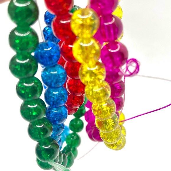 Lot of String Beads. Variety Set Multiple Color and Designs - Picture 10 of 10